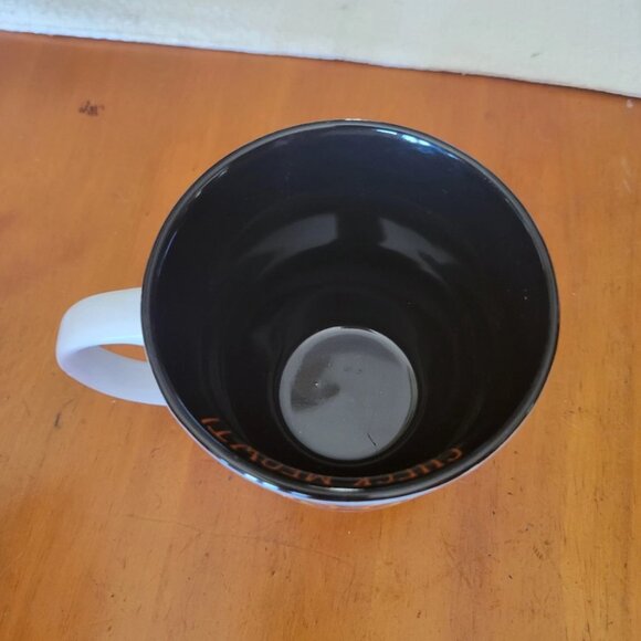 Cat "Check Meowt!" Mug 4" 12oz - Picture 3 of 5